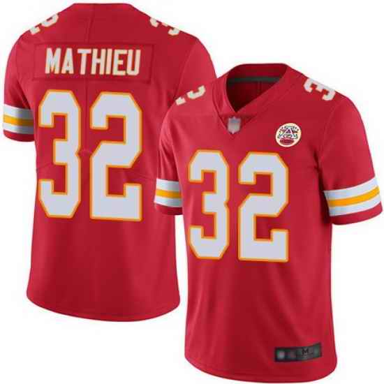 Chiefs #32 Tyrann Mathieu Red Team Color Men Stitched Football Vapor Untouchable Limited Jersey